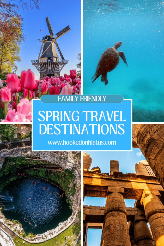 spring break with kids. spring family vacations. spring travel with kids. 