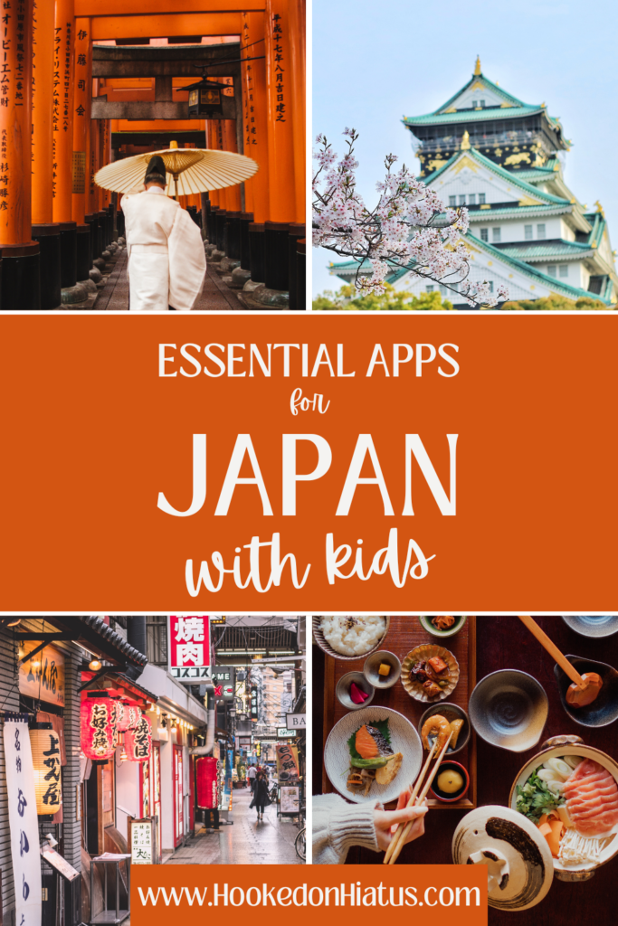 Japan travel apps. Apps for Japan vacation with kids.