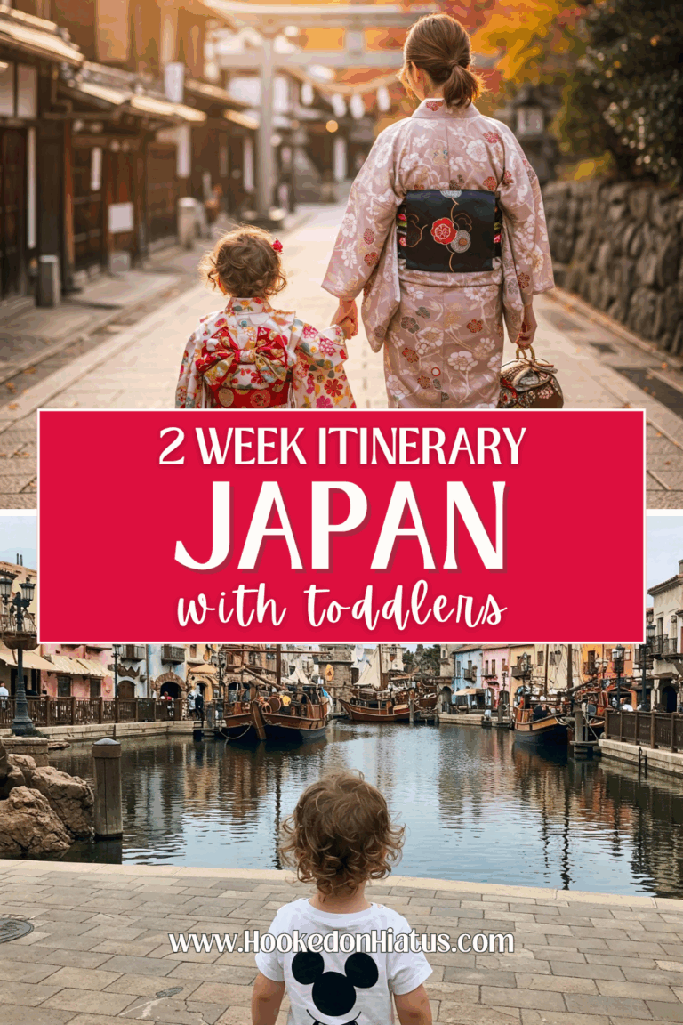 toddler in kimono walking with mom during day