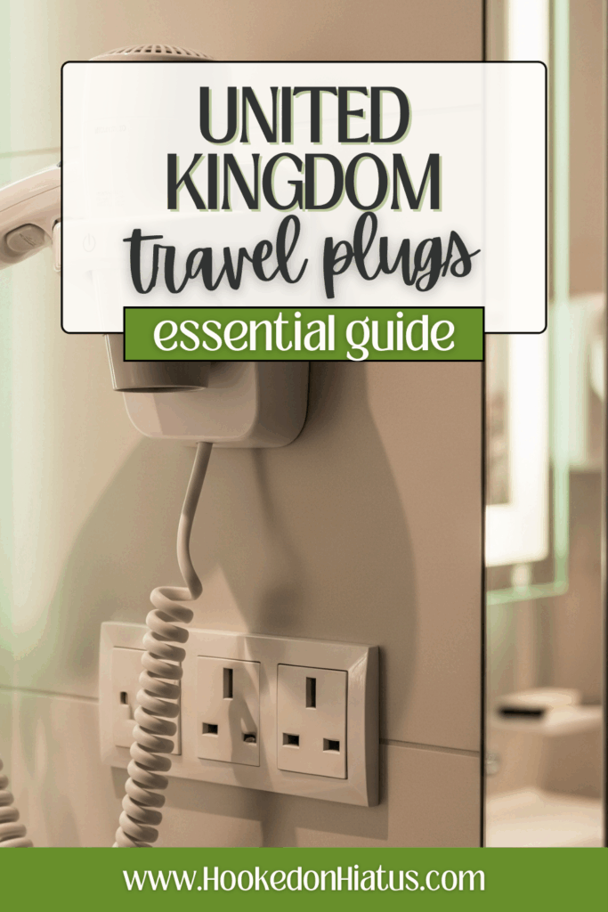 UK outlet in a hotel
