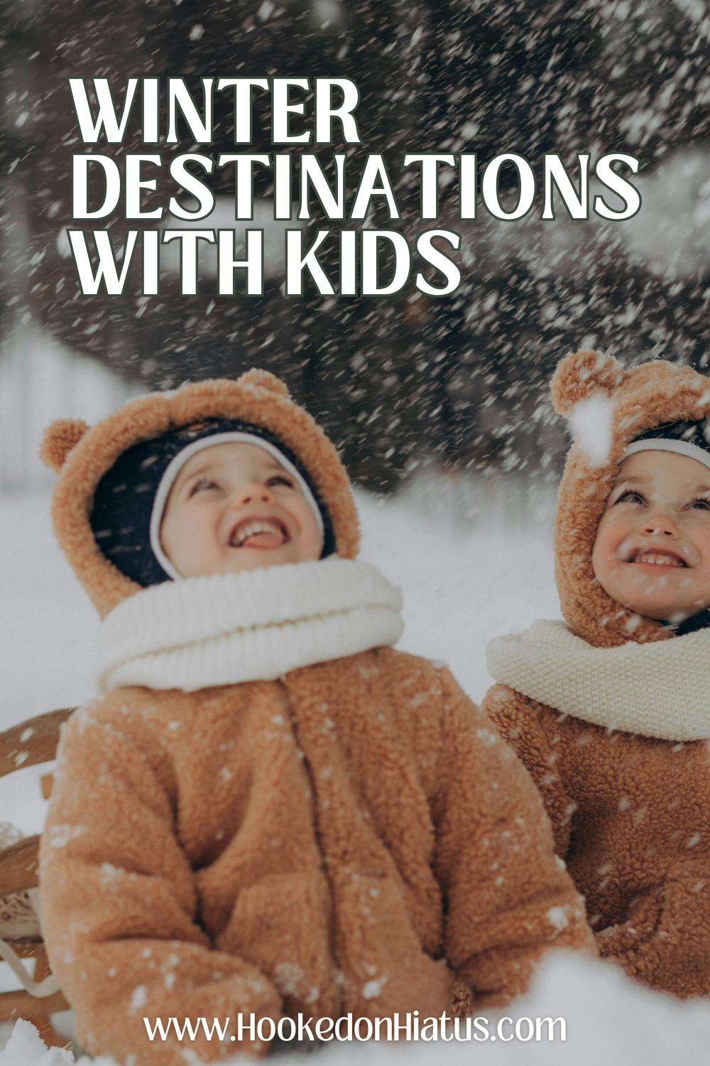 kids catching snowflakes on their tongues