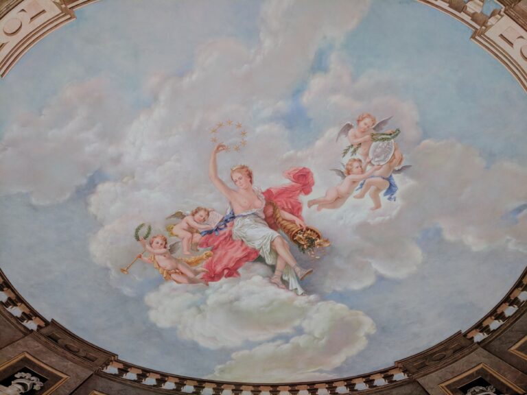 European ceiling fresco