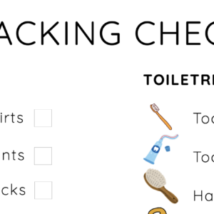 Visual Packing List