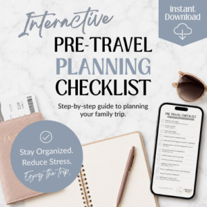 Pre-Travel Planning Checklist